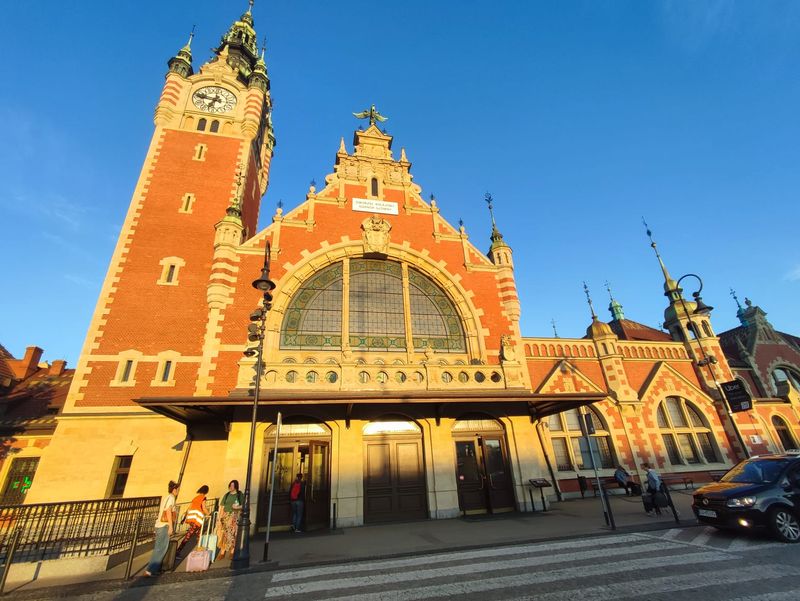 Dworzec Główny w Gdańsku - front budynku