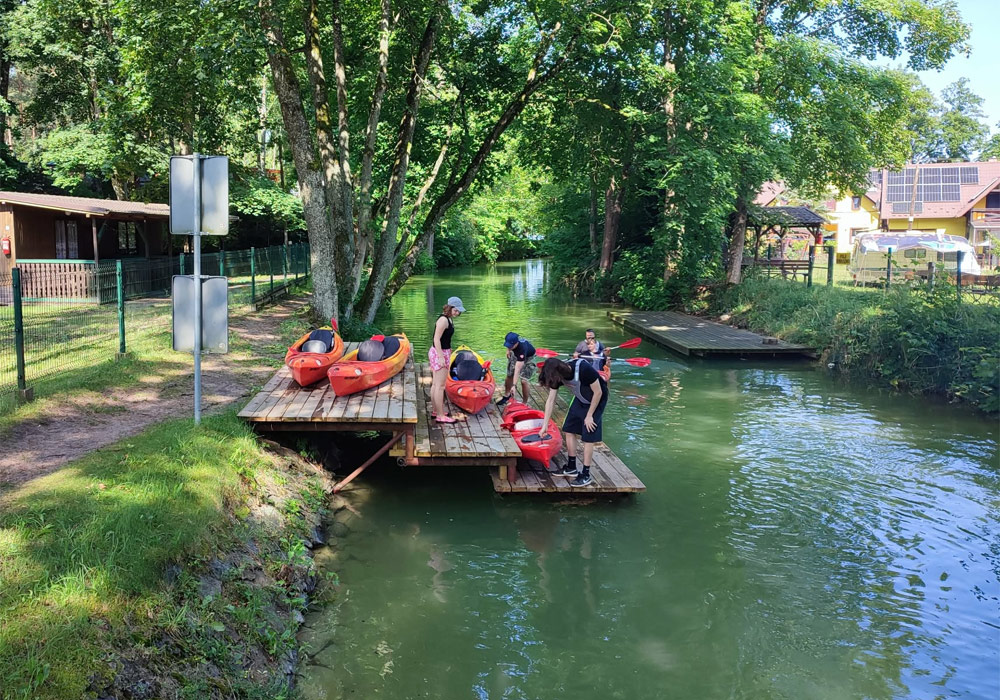 spływ kajakowy z Borska