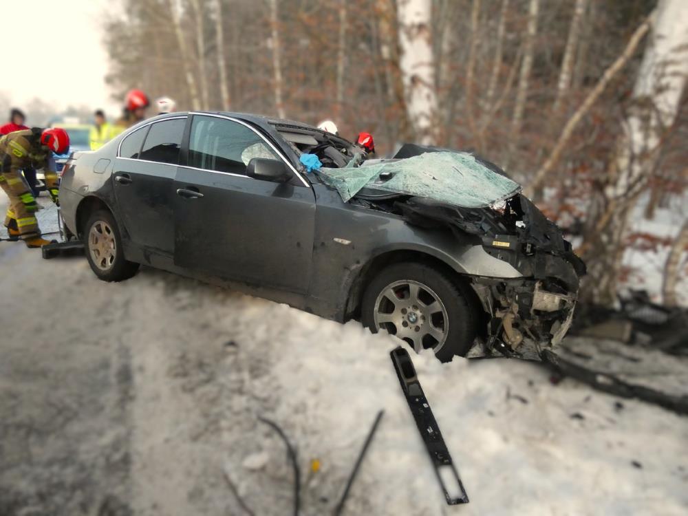 BMW 5 e60 wypadek