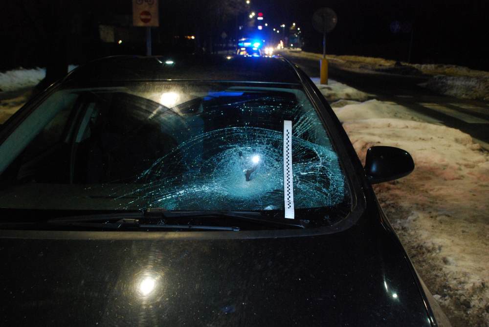 Wypadek na ulicy Gdańskiej w Bytowie