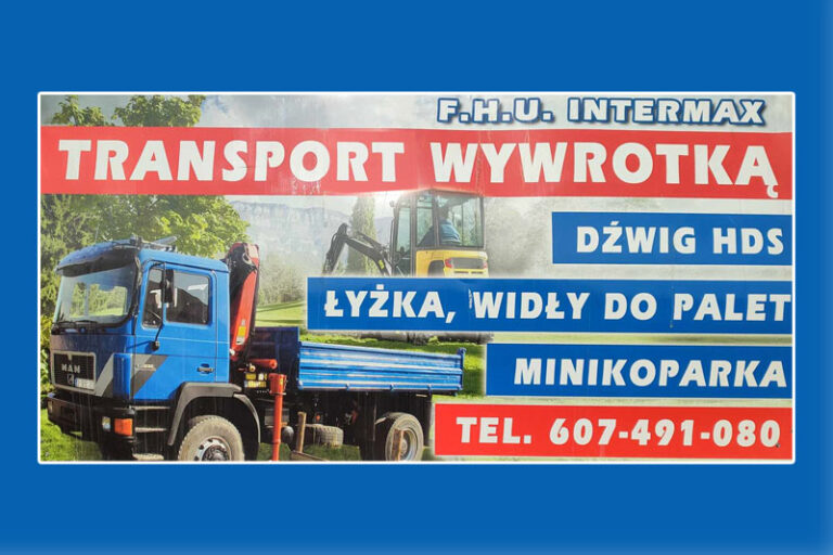 Intermax Transport Wywrotką Kościerzyna