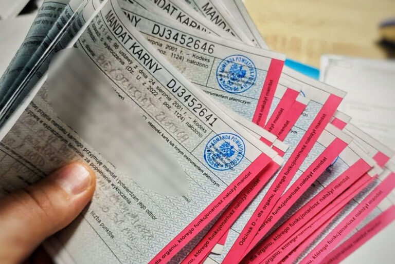 18 mandatów dla kierowcy ciężarówki