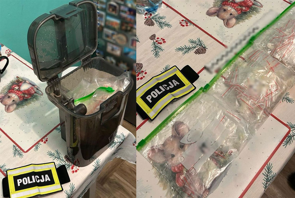 narkotyki ukryte w odkurzaczu