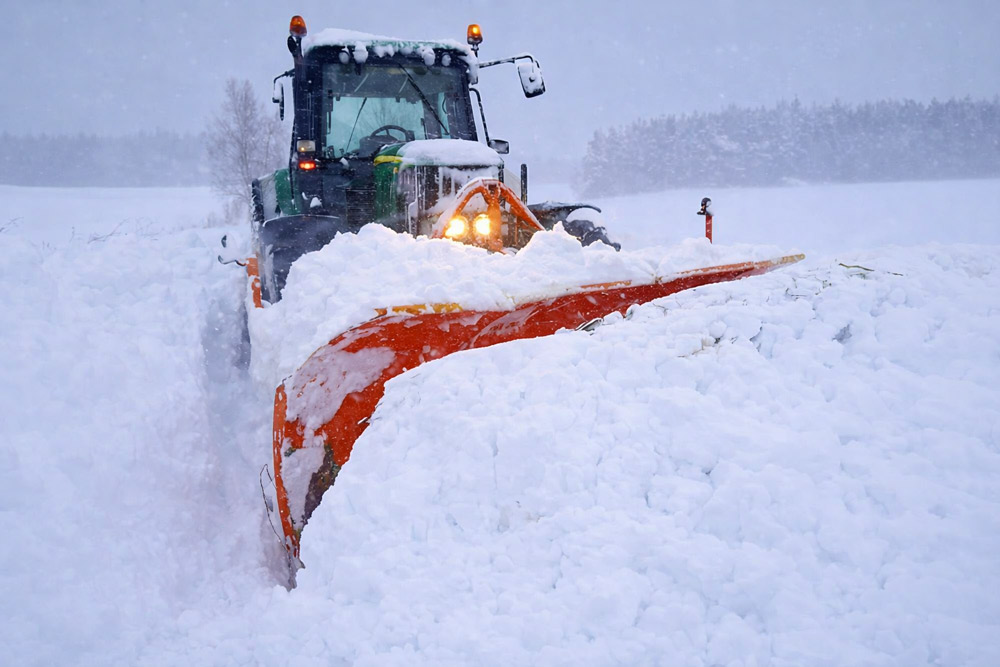 śnieżyca OSP Łebunia