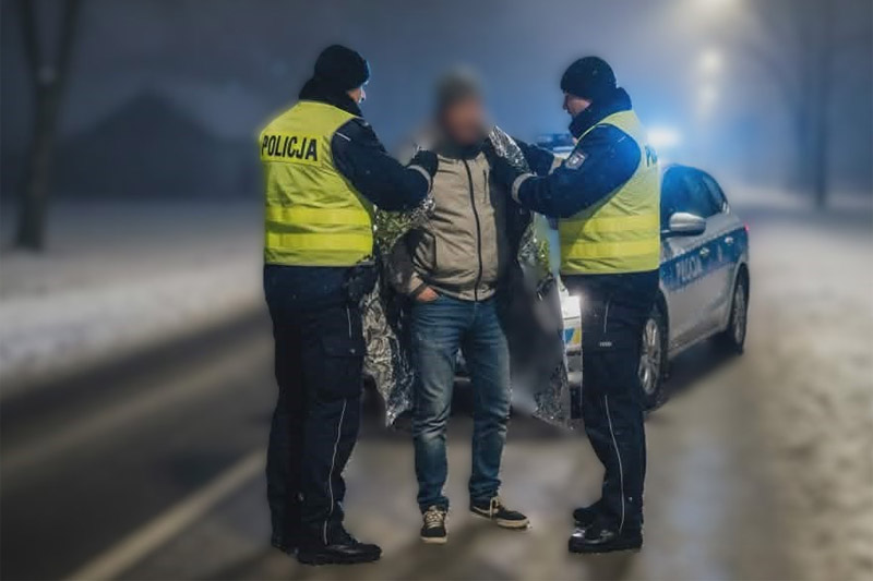 Chciał pieszo dojść z Gdańska do Poznania