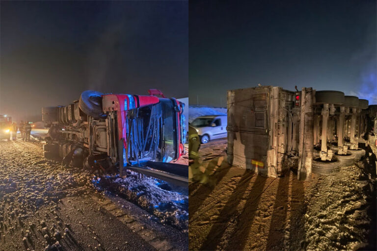 wypadek obwodnica Tir