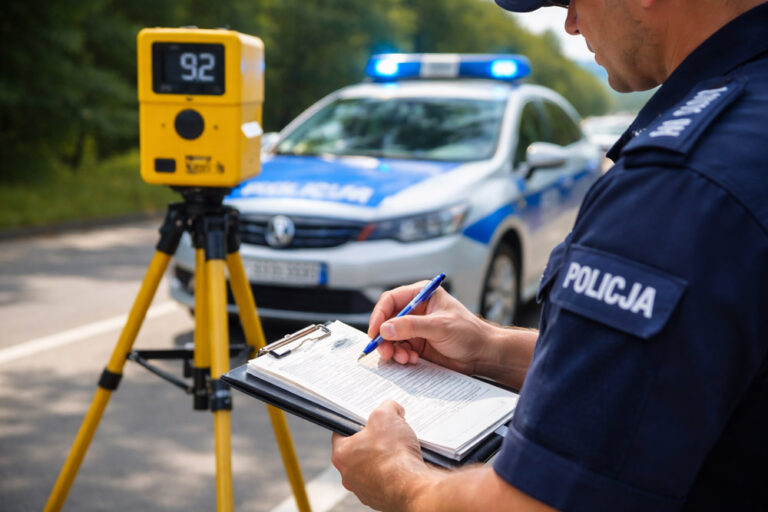 mandat za przekroczenie prędkości