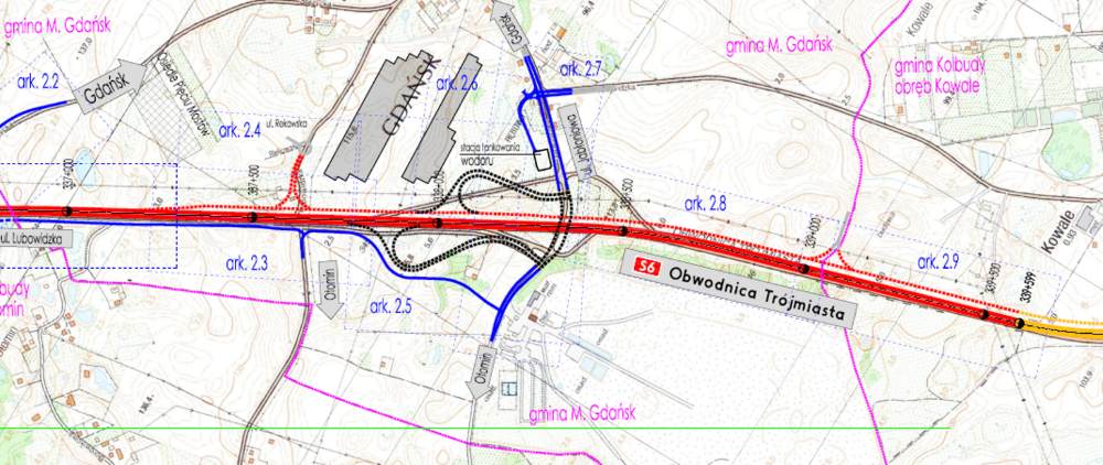 Rozbudowa węzła Gdańsk Szadółki 