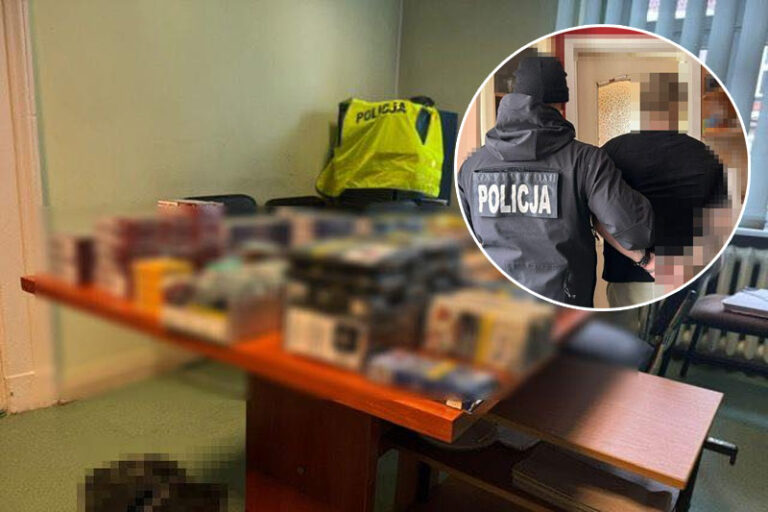 ukradł kilkaset paczek papierosów