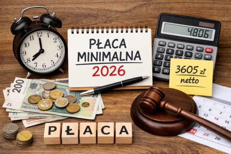 Płaca minimalna w 2026 roku