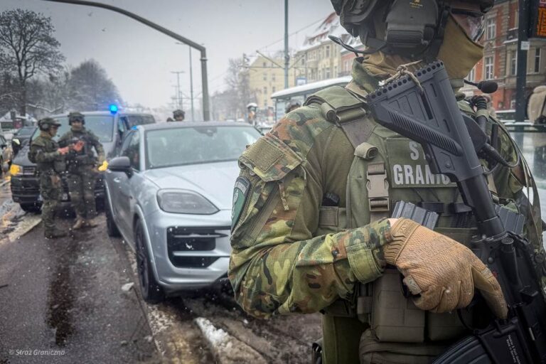 akcja straży granicznej w Gdańsku