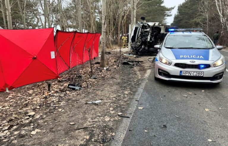 Chałupy czołowe zderzenie