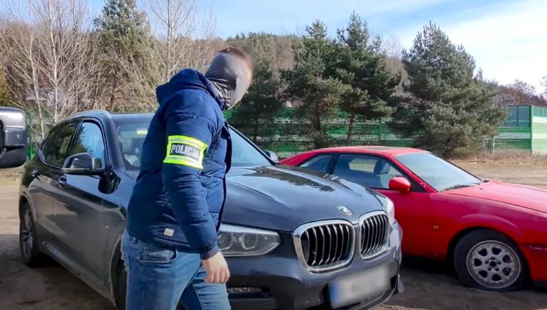 rozbity gang złodziei samochodów