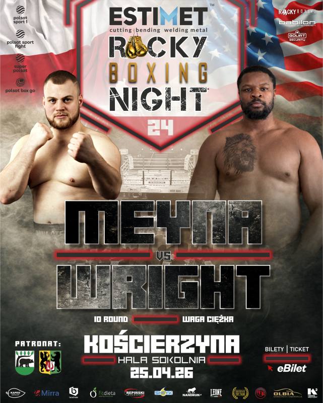 gala ESTIMET Rocky Boxing Night Kościerzyna 2026