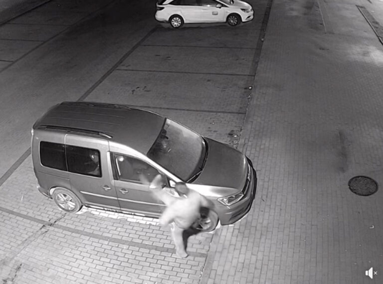 Uszkodził auto na parkingu w Kartuzach