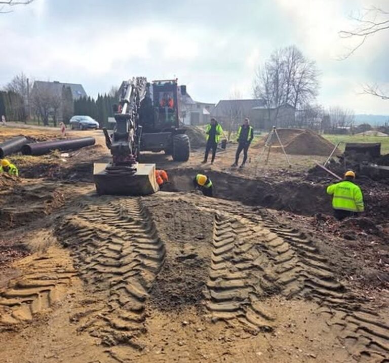 rozbudowa drogi Pomieczyńska Huta - Nowiny