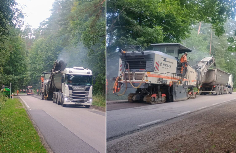 modernizacja DW 237 koło Czerska
